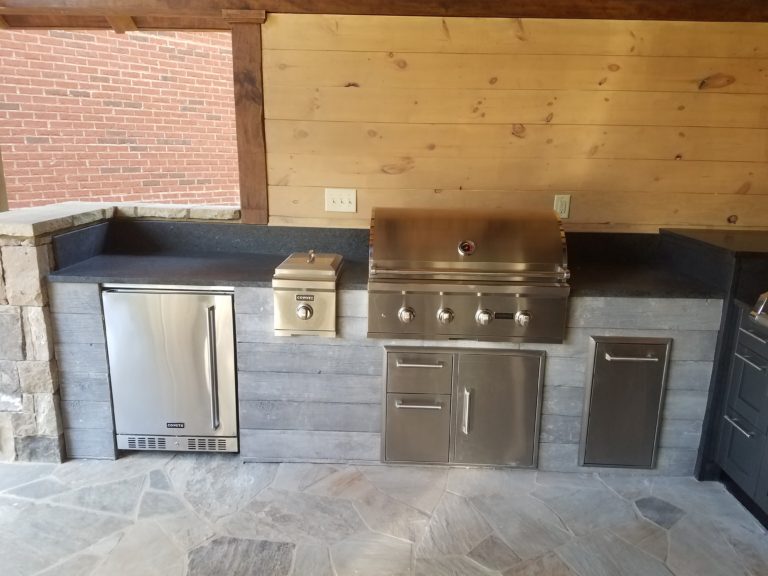 outdoor grill grey