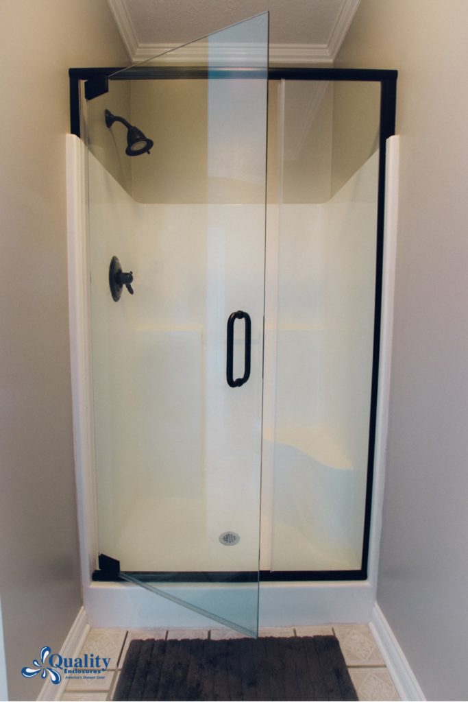 Quality Enclosures Fiberglass Glass Shower Door