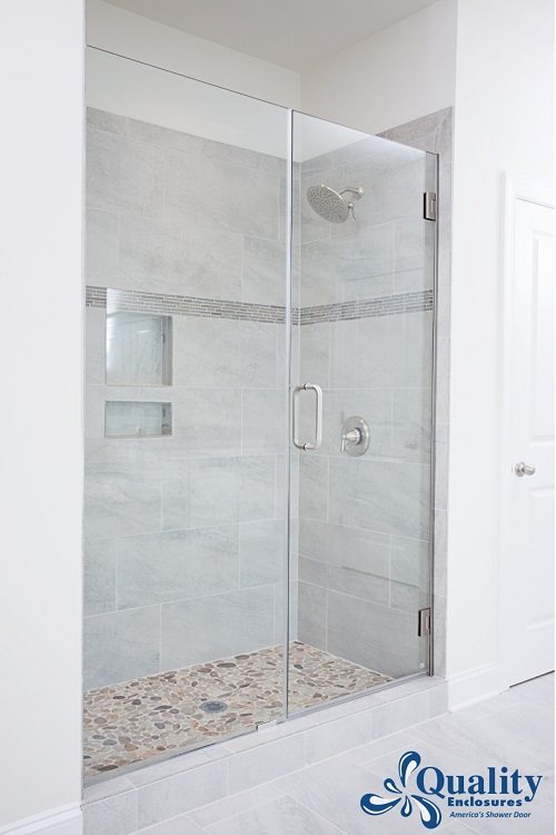 Quality Enclosures Jamb Mount Hinge glass shower door
