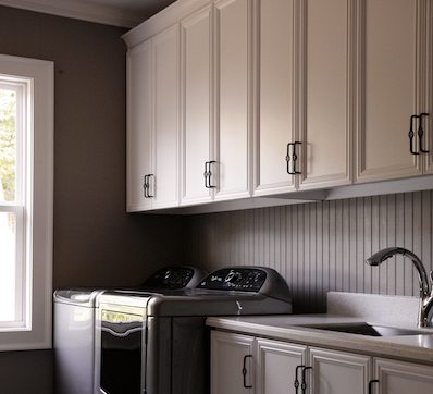 laundry room cabinetry