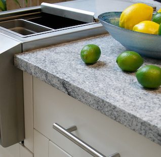outdoor kitchen countertop