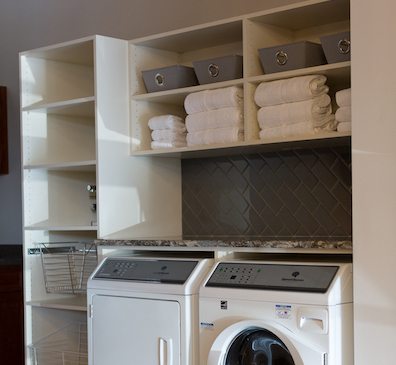 laundry room shelving