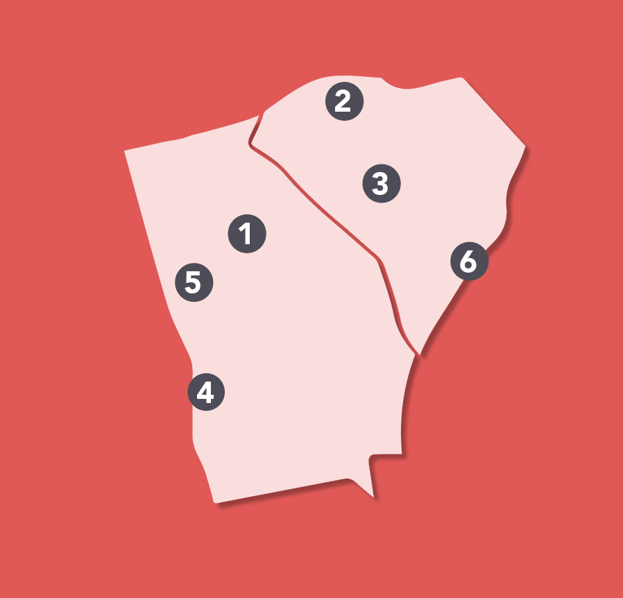 Atlanta Glass & Mirror locations map