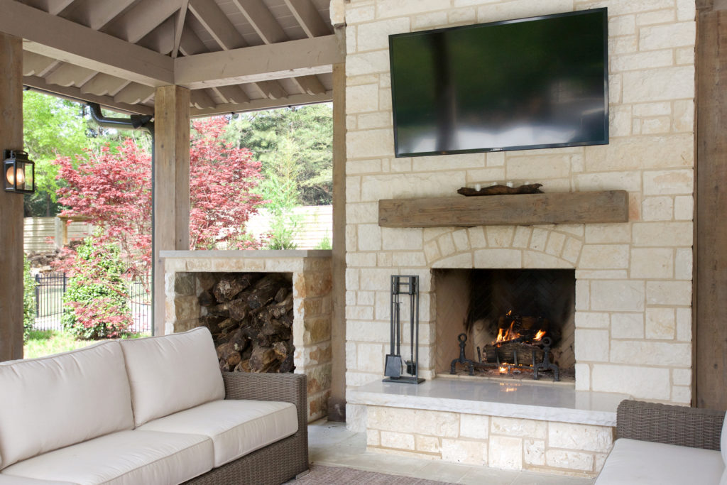 outdoor fireplace showroom buckhead atlanta florida bath and surfaces